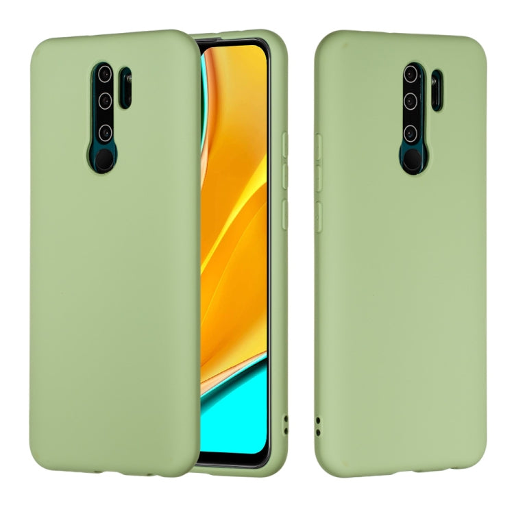 Pure Color Liquid Silicone Shockproof Full Coverage Protective Case, For Motorola Moto E6s (2020), For Motorola Moto G8 Power, For Xiaomi Redmi 9, For Xiaomi Redmi 9C