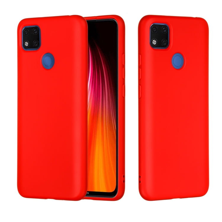 Pure Color Liquid Silicone Shockproof Full Coverage Protective Case, For Motorola Moto E6s (2020), For Motorola Moto G8 Power, For Xiaomi Redmi 9, For Xiaomi Redmi 9C
