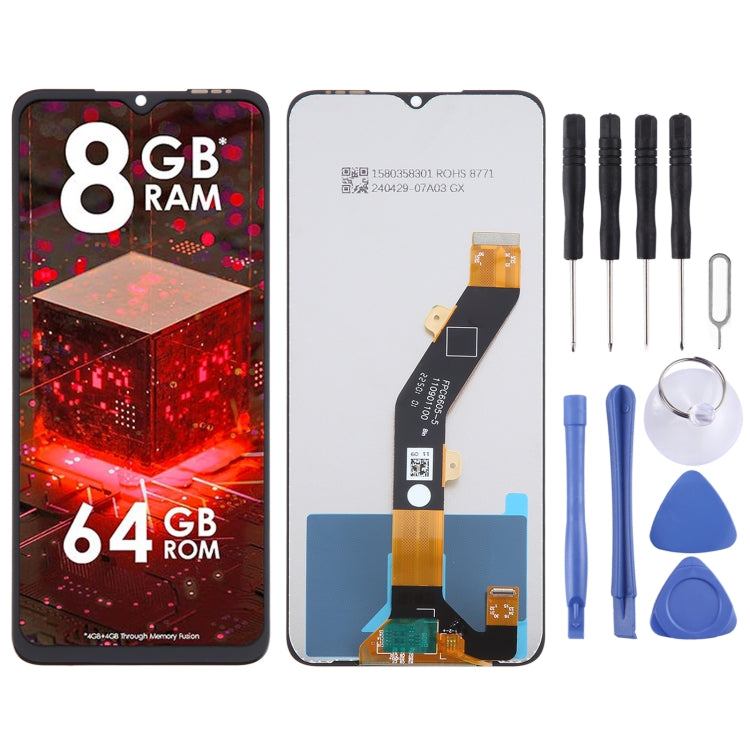 OEM LCD Screen with Digitizer Full Assembly, For itel A80, For itel P65, For itel S18 Pro, For itel P40+, For itel P55 5G, For itel RS4, For itel S24, For itel P55+, For itel P55, For itel A05s, For itel A70, For itel A60s, For itel A04, For itel S23��...