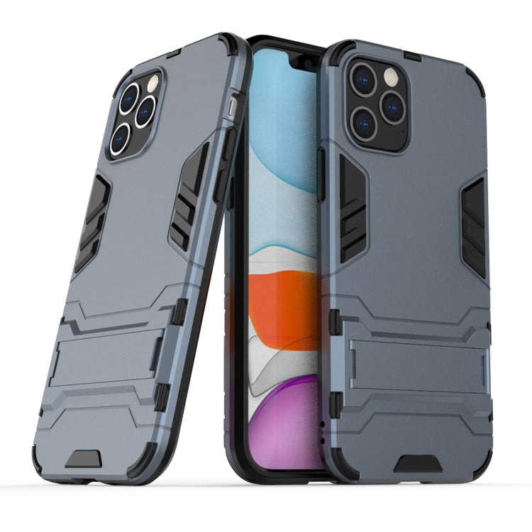 PC + TPU Shockproof Protective Case with Invisible Holder, For iPhone 12 / 12 Pro, For iPhone 12 mini, For OPPO Realme C11, For Vivo X50 Pro+, For Samsung Galaxy M01