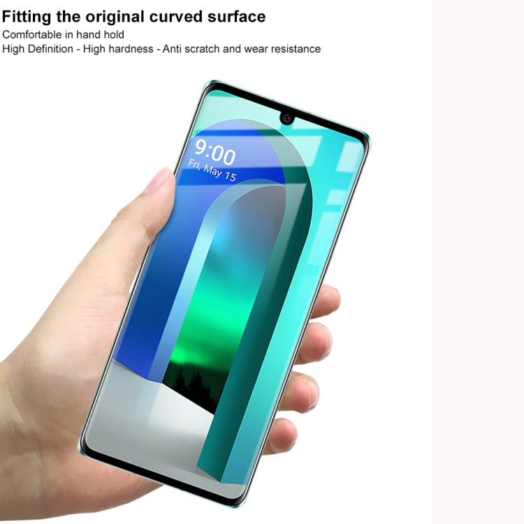 3D Curved Edge Full Screen Tempered Glass Film, For LG Velvet