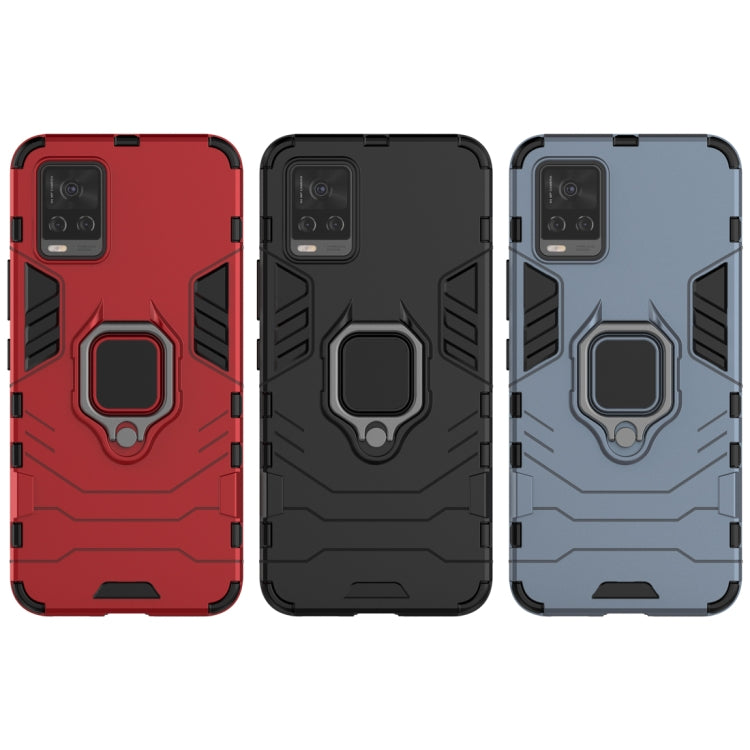 PC + TPU Anti-fall Protective Case with Ring Holder