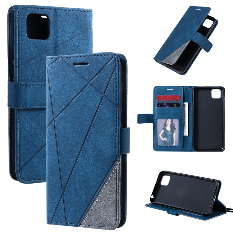 Skin Feel Splicing Horizontal Flip Leather Case with Holder & Card Slots & Wallet & Photo Frame, For Huawei P40 Lite, For Huawei Mate 20 Lite, For Huawei Honor 10 Lite, For Huawei Y5p / Honor 9s, For Huawei Honor 9A, For Huawei nova 7 SE���������������...