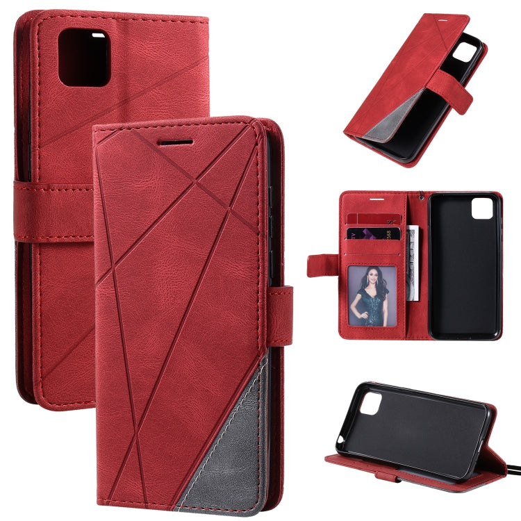 Skin Feel Splicing Horizontal Flip Leather Case with Holder & Card Slots & Wallet & Photo Frame, For Huawei P40 Lite, For Huawei Mate 20 Lite, For Huawei Honor 10 Lite, For Huawei Y5p / Honor 9s, For Huawei Honor 9A, For Huawei nova 7 SE���������������...