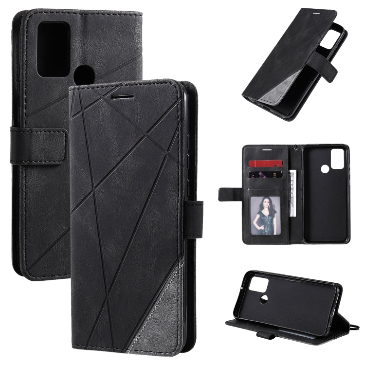 Skin Feel Splicing Horizontal Flip Leather Case with Holder & Card Slots & Wallet & Photo Frame, For Huawei P40 Lite, For Huawei Mate 20 Lite, For Huawei Honor 10 Lite, For Huawei Y5p / Honor 9s, For Huawei Honor 9A, For Huawei nova 7 SE���������������...