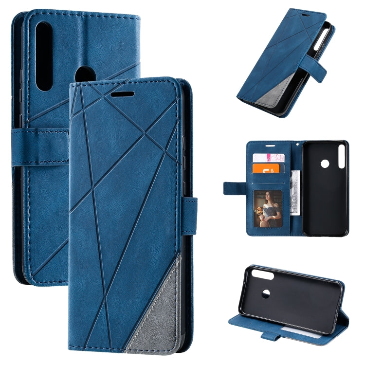 Skin Feel Splicing Horizontal Flip Leather Case with Holder & Card Slots & Wallet & Photo Frame, For Huawei P40 Lite, For Huawei Mate 20 Lite, For Huawei Honor 10 Lite, For Huawei Y5p / Honor 9s, For Huawei Honor 9A, For Huawei nova 7 SE���������������...