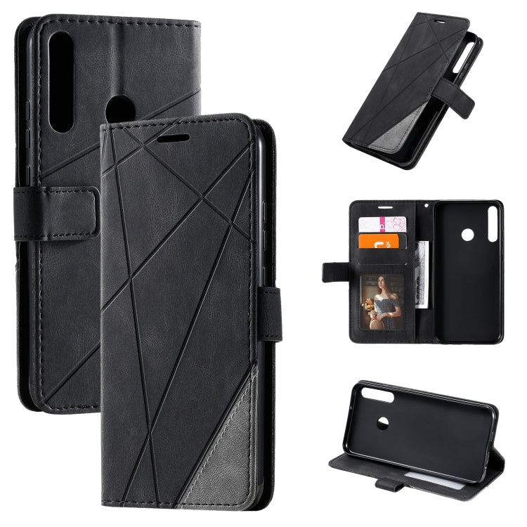 Skin Feel Splicing Horizontal Flip Leather Case with Holder & Card Slots & Wallet & Photo Frame, For Huawei P40 Lite, For Huawei Mate 20 Lite, For Huawei Honor 10 Lite, For Huawei Y5p / Honor 9s, For Huawei Honor 9A, For Huawei nova 7 SE���������������...