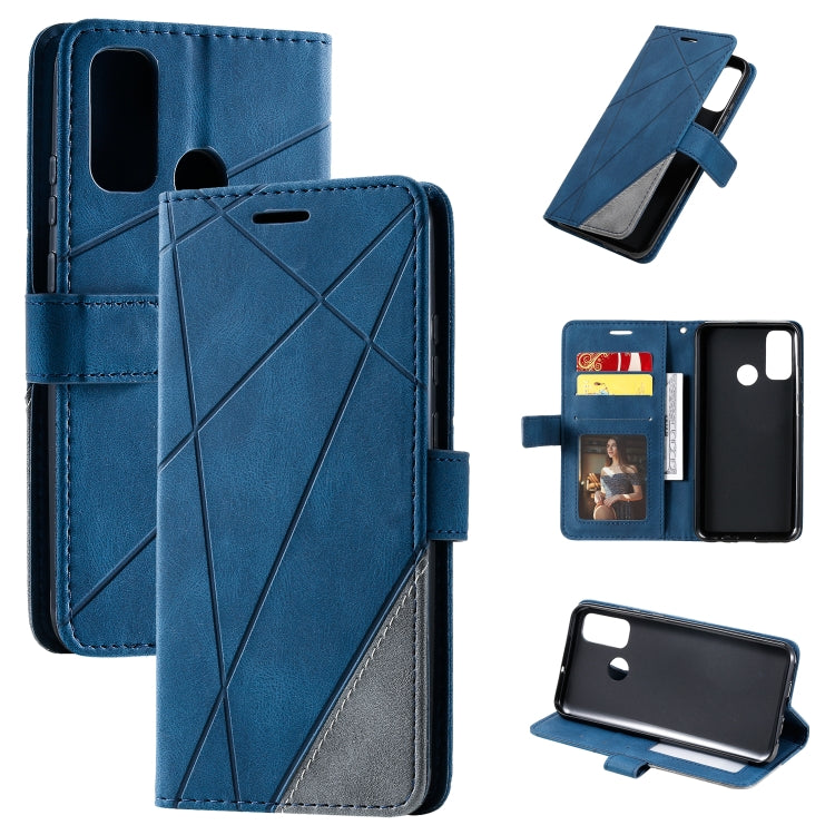 Skin Feel Splicing Horizontal Flip Leather Case with Holder & Card Slots & Wallet & Photo Frame, For Huawei P40 Lite, For Huawei Mate 20 Lite, For Huawei Honor 10 Lite, For Huawei Y5p / Honor 9s, For Huawei Honor 9A, For Huawei nova 7 SE���������������...