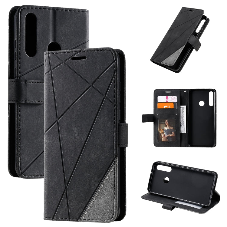Skin Feel Splicing Horizontal Flip Leather Case with Holder & Card Slots & Wallet & Photo Frame, For Huawei P40 Lite, For Huawei Mate 20 Lite, For Huawei Honor 10 Lite, For Huawei Y5p / Honor 9s, For Huawei Honor 9A, For Huawei nova 7 SE���������������...
