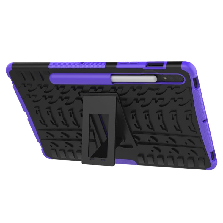 Tire Texture Shockproof TPU+PC Protective Case with Holder, For Samsung Galaxy Tab S8 / Galaxy Tab S7 T870 / T875, For Xiaomi Redmi 9A, For OPPO A52 / A72 / A92