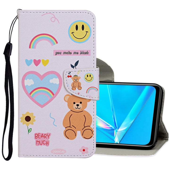 Colored Drawing Pattern Horizontal Flip Leather Case with Holder & Card Slots & Wallet, For OPPO Realme C1, For OPPO A5, For OPPO A12E, For OPPO A7, For OPPO A5S