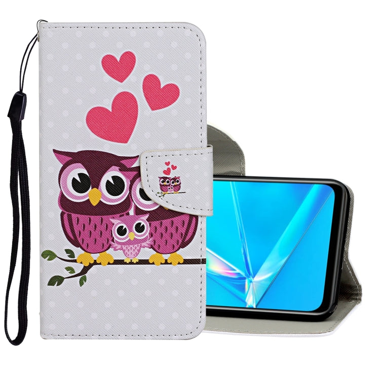 Colored Drawing Pattern Horizontal Flip Leather Case with Holder & Card Slots & Wallet, For OPPO Realme 5i, For OPPO Realme 6i, For OPPO Realme 6