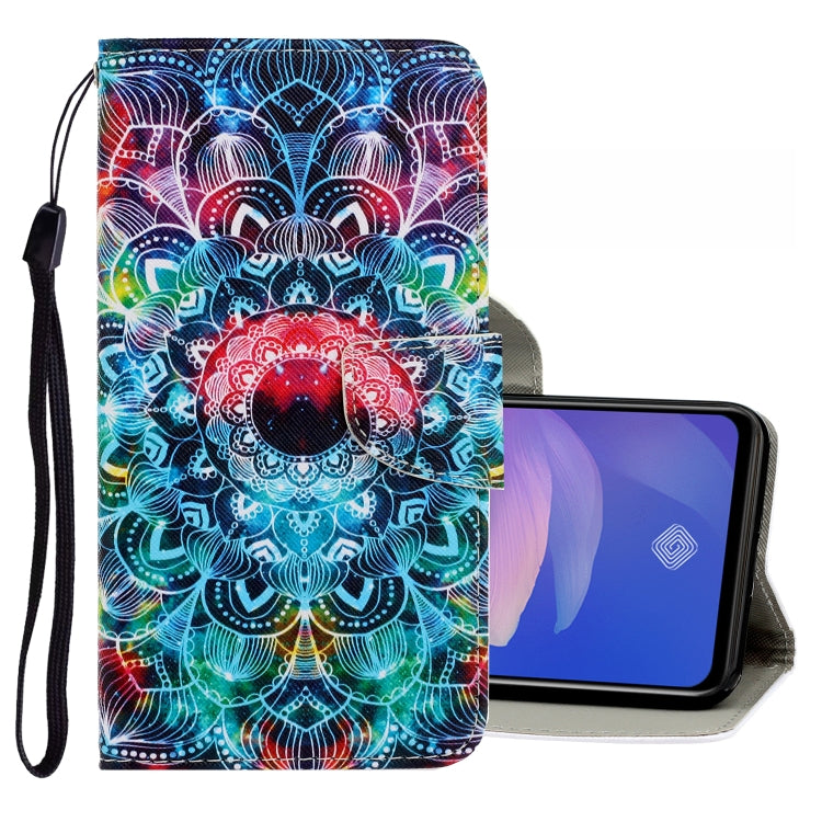 3D Colored Drawing Horizontal Flip PU Leather Case with Holder & Card Slots & Wallet, For Vivo S1 Pro, For Vivo Y11 (2019), For Vivo Y17 / Y12 / Y15, For Vivo Y19, For Vivo Y50 / Y30