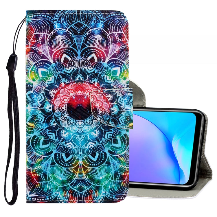 3D Colored Drawing Horizontal Flip PU Leather Case with Holder & Card Slots & Wallet, For Vivo S1 Pro, For Vivo Y11 (2019), For Vivo Y17 / Y12 / Y15, For Vivo Y19, For Vivo Y50 / Y30