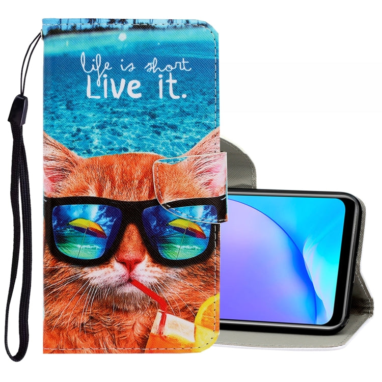 3D Colored Drawing Horizontal Flip PU Leather Case with Holder & Card Slots & Wallet, For Vivo S1 Pro, For Vivo Y11 (2019), For Vivo Y17 / Y12 / Y15, For Vivo Y19, For Vivo Y50 / Y30