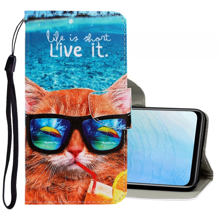 3D Colored Drawing Horizontal Flip PU Leather Case with Holder & Card Slots & Wallet, For Vivo S1 Pro, For Vivo Y11 (2019), For Vivo Y17 / Y12 / Y15, For Vivo Y19, For Vivo Y50 / Y30