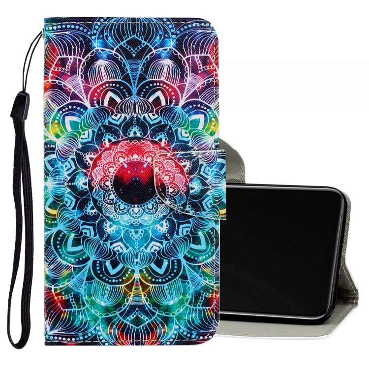 3D Colored Drawing Horizontal Flip PU Leather Case with Holder & Card Slots & Wallet, For Vivo S1 Pro, For Vivo Y11 (2019), For Vivo Y17 / Y12 / Y15, For Vivo Y19, For Vivo Y50 / Y30