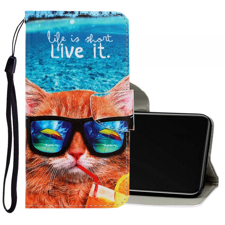 3D Colored Drawing Horizontal Flip PU Leather Case with Holder & Card Slots & Wallet, For Vivo S1 Pro, For Vivo Y11 (2019), For Vivo Y17 / Y12 / Y15, For Vivo Y19, For Vivo Y50 / Y30