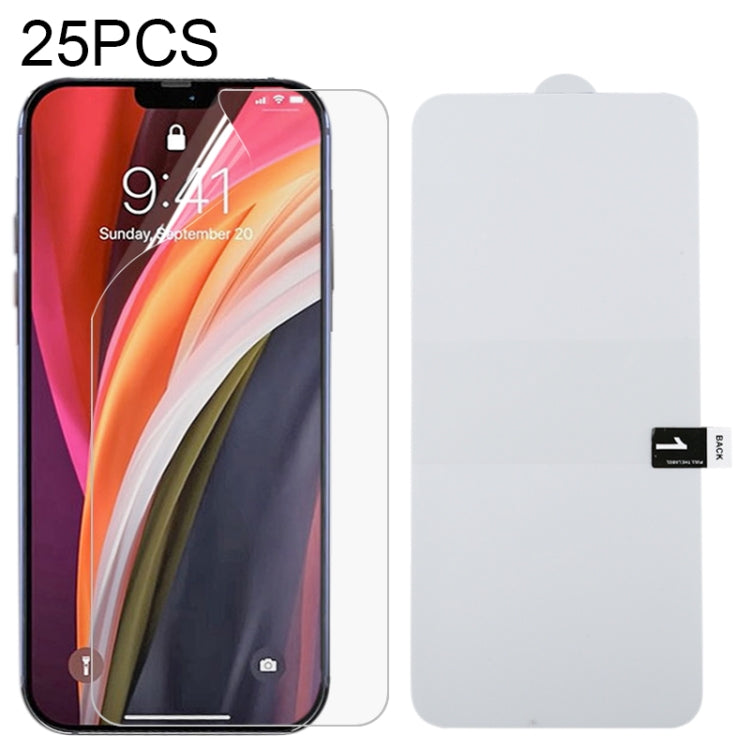 25 PCS Full Screen Protector Explosion-proof Hydrogel Film, For iPhone 12 mini, For iPhone 12 / 12 Pro, For iPhone 12 Pro Max, For Samsung Galaxy A11, For Samsung Galaxy M21, For Samsung Galaxy M31, For Samsung Galaxy A41, For Samsung Galaxy Note20����...