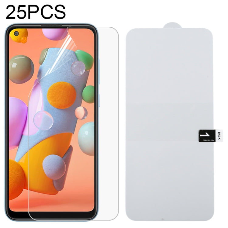 25 PCS Full Screen Protector Explosion-proof Hydrogel Film, For iPhone 12 mini, For iPhone 12 / 12 Pro, For iPhone 12 Pro Max, For Samsung Galaxy A11, For Samsung Galaxy M21, For Samsung Galaxy M31, For Samsung Galaxy A41, For Samsung Galaxy Note20����...