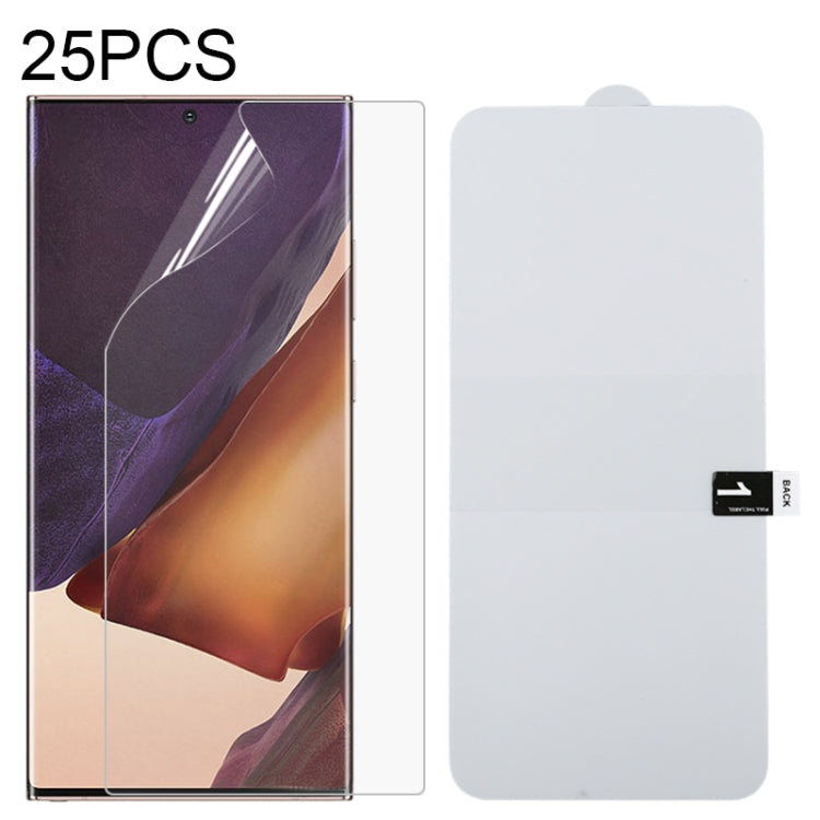 25 PCS Full Screen Protector Explosion-proof Hydrogel Film, For iPhone 12 mini, For iPhone 12 / 12 Pro, For iPhone 12 Pro Max, For Samsung Galaxy A11, For Samsung Galaxy M21, For Samsung Galaxy M31, For Samsung Galaxy A41, For Samsung Galaxy Note20����...