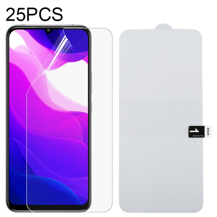 25 PCS Full Screen Protector Explosion-proof Hydrogel Film, For iPhone 12 mini, For iPhone 12 / 12 Pro, For iPhone 12 Pro Max, For Samsung Galaxy A11, For Samsung Galaxy M21, For Samsung Galaxy M31, For Samsung Galaxy A41, For Samsung Galaxy Note20����...