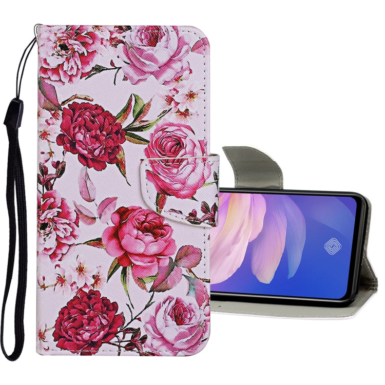 Colored Drawing Pattern Horizontal Flip Leather Case with Holder & Card Slots & Wallet, For Vivo S1 Pro, For Vivo Y11 (2019), For Vivo Y17 / Y15 / Y12, For Vivo Y19, For Vivo Y50 / Y30