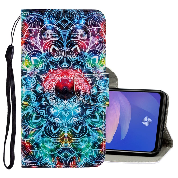 3D Colored Drawing Horizontal Flip PU Leather Case with Holder & Card Slots & Wallet, For Vivo Y11 (2019), For Vivo Y17 / Y12 / Y15, For Vivo Y19, For Vivo Y50 / Y30