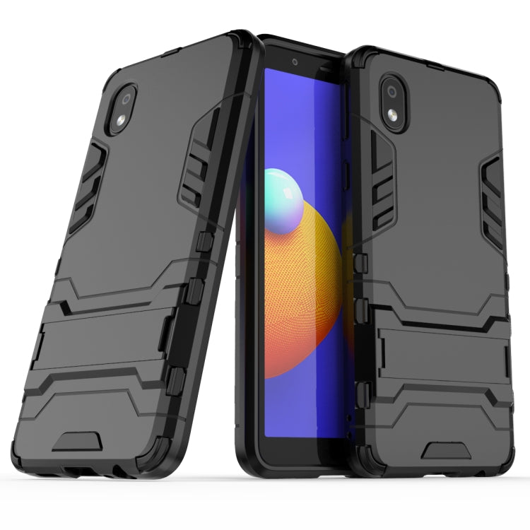 PC + TPU Two-in-one Invisible Bracket Shockproof Protective Case, For Huawei Mate 40, For Huawei Enjouy 20 Plus, For Samsung Galaxy A01 Core