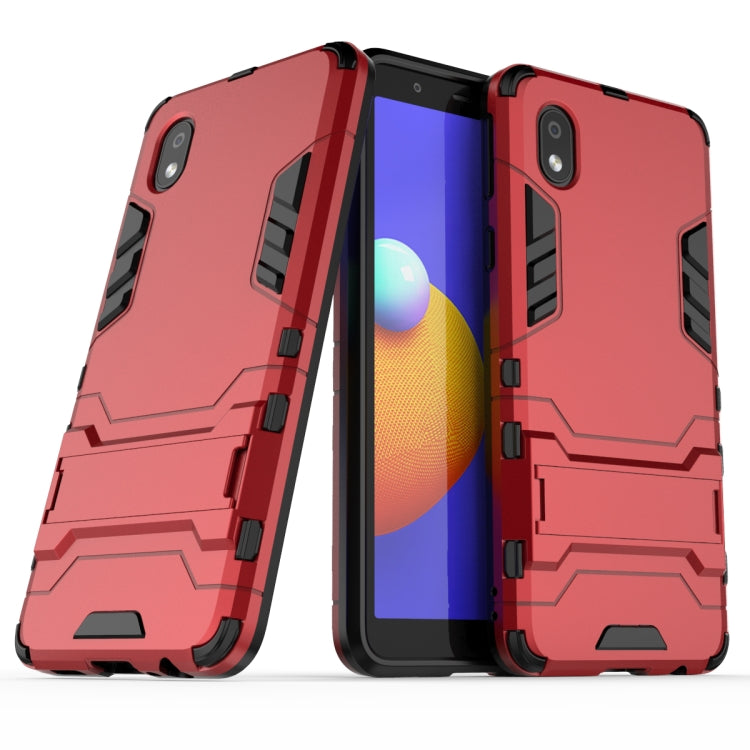 PC + TPU Two-in-one Invisible Bracket Shockproof Protective Case, For Huawei Mate 40, For Huawei Enjouy 20 Plus, For Samsung Galaxy A01 Core