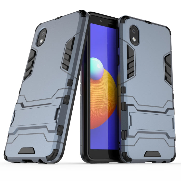 PC + TPU Two-in-one Invisible Bracket Shockproof Protective Case, For Huawei Mate 40, For Huawei Enjouy 20 Plus, For Samsung Galaxy A01 Core