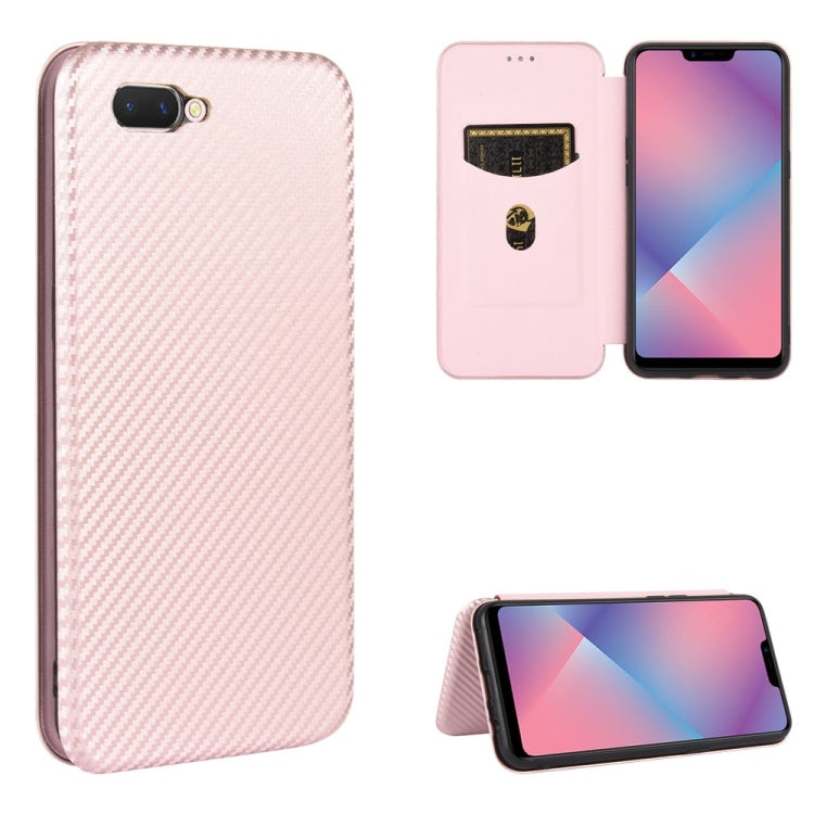 Carbon Fiber Texture Magnetic Horizontal Flip TPU + PC + PU Leather Case with Card Slot, For OPPO A5(AX5) / A3s / A12e, For OPPO A7(AX7) / A5s / AX5s / A12, For OPPO A8 / A31 (2020), For OPPO A9 (2020) / A11 / A11X / A5 (2020), For OPPO A52 / A72 / A92...