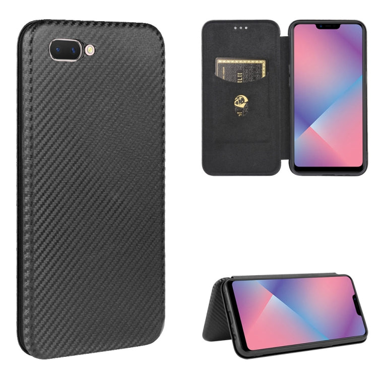 Carbon Fiber Texture Magnetic Horizontal Flip TPU + PC + PU Leather Case with Card Slot, For OPPO A5(AX5) / A3s / A12e, For OPPO A7(AX7) / A5s / AX5s / A12, For OPPO A8 / A31 (2020), For OPPO A9 (2020) / A11 / A11X / A5 (2020), For OPPO A52 / A72 / A92...