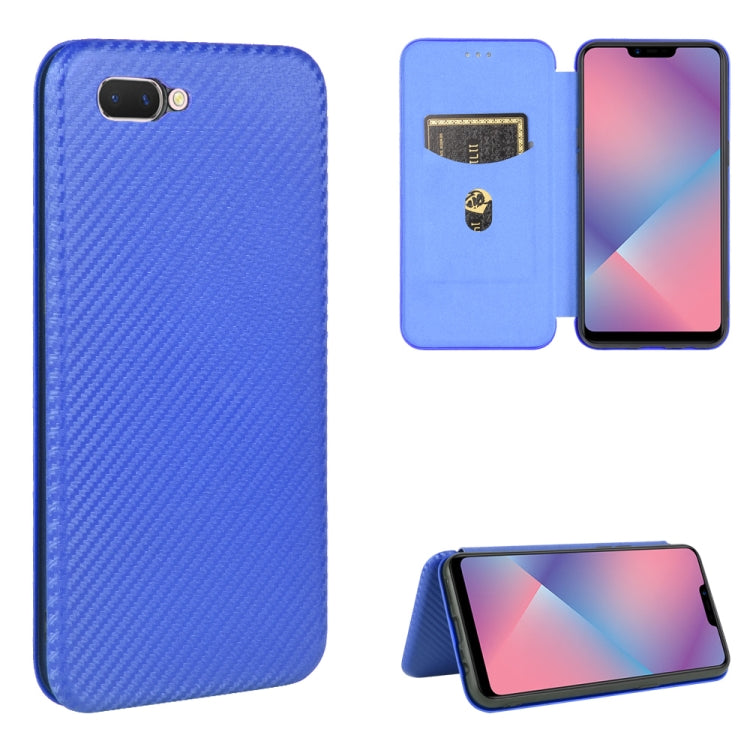 Carbon Fiber Texture Magnetic Horizontal Flip TPU + PC + PU Leather Case with Card Slot, For OPPO A5(AX5) / A3s / A12e, For OPPO A7(AX7) / A5s / AX5s / A12, For OPPO A8 / A31 (2020), For OPPO A9 (2020) / A11 / A11X / A5 (2020), For OPPO A52 / A72 / A92...