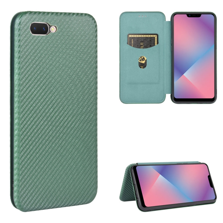 Carbon Fiber Texture Magnetic Horizontal Flip TPU + PC + PU Leather Case with Card Slot, For OPPO A5(AX5) / A3s / A12e, For OPPO A7(AX7) / A5s / AX5s / A12, For OPPO A8 / A31 (2020), For OPPO A9 (2020) / A11 / A11X / A5 (2020), For OPPO A52 / A72 / A92...