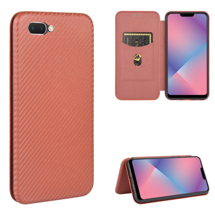 Carbon Fiber Texture Magnetic Horizontal Flip TPU + PC + PU Leather Case with Card Slot, For OPPO A5(AX5) / A3s / A12e, For OPPO A7(AX7) / A5s / AX5s / A12, For OPPO A8 / A31 (2020), For OPPO A9 (2020) / A11 / A11X / A5 (2020), For OPPO A52 / A72 / A92...