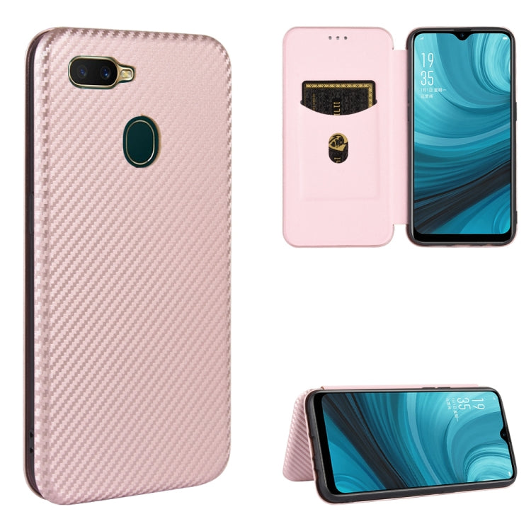Carbon Fiber Texture Magnetic Horizontal Flip TPU + PC + PU Leather Case with Card Slot, For OPPO A5(AX5) / A3s / A12e, For OPPO A7(AX7) / A5s / AX5s / A12, For OPPO A8 / A31 (2020), For OPPO A9 (2020) / A11 / A11X / A5 (2020), For OPPO A52 / A72 / A92...