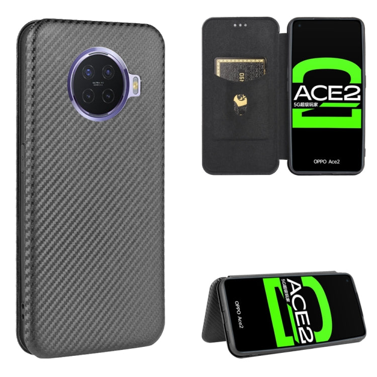 Carbon Fiber Texture Magnetic Horizontal Flip TPU + PC + PU Leather Case with Card Slot, For OPPO A5(AX5) / A3s / A12e, For OPPO A7(AX7) / A5s / AX5s / A12, For OPPO A8 / A31 (2020), For OPPO A9 (2020) / A11 / A11X / A5 (2020), For OPPO A52 / A72 / A92...