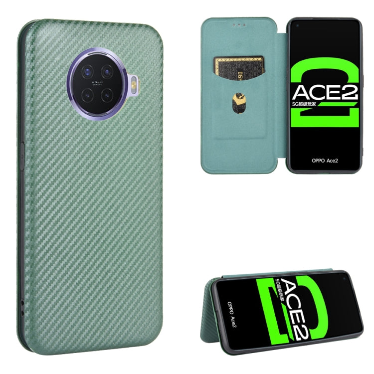 Carbon Fiber Texture Magnetic Horizontal Flip TPU + PC + PU Leather Case with Card Slot, For OPPO A5(AX5) / A3s / A12e, For OPPO A7(AX7) / A5s / AX5s / A12, For OPPO A8 / A31 (2020), For OPPO A9 (2020) / A11 / A11X / A5 (2020), For OPPO A52 / A72 / A92...