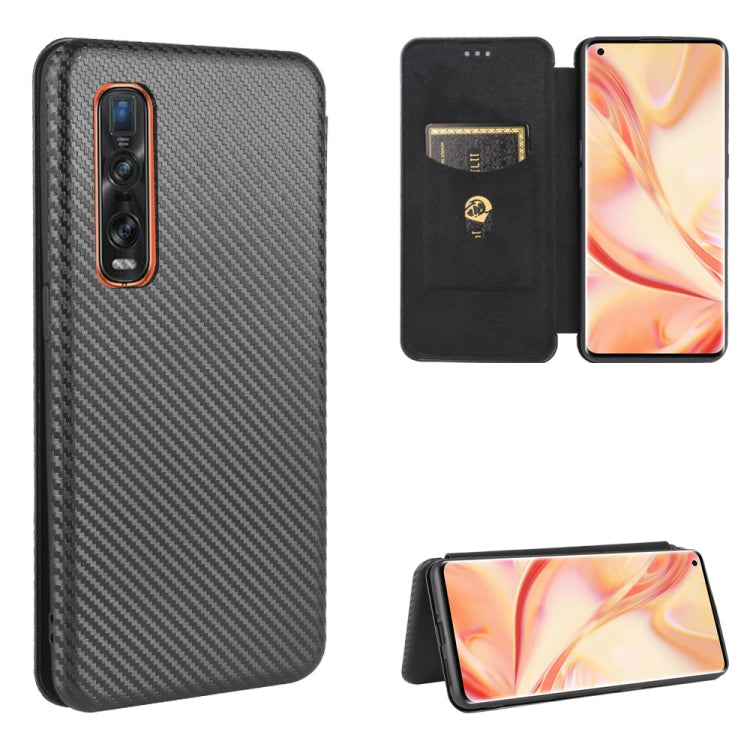 Carbon Fiber Texture Magnetic Horizontal Flip TPU + PC + PU Leather Case with Card Slot, For OPPO A5(AX5) / A3s / A12e, For OPPO A7(AX7) / A5s / AX5s / A12, For OPPO A8 / A31 (2020), For OPPO A9 (2020) / A11 / A11X / A5 (2020), For OPPO A52 / A72 / A92...