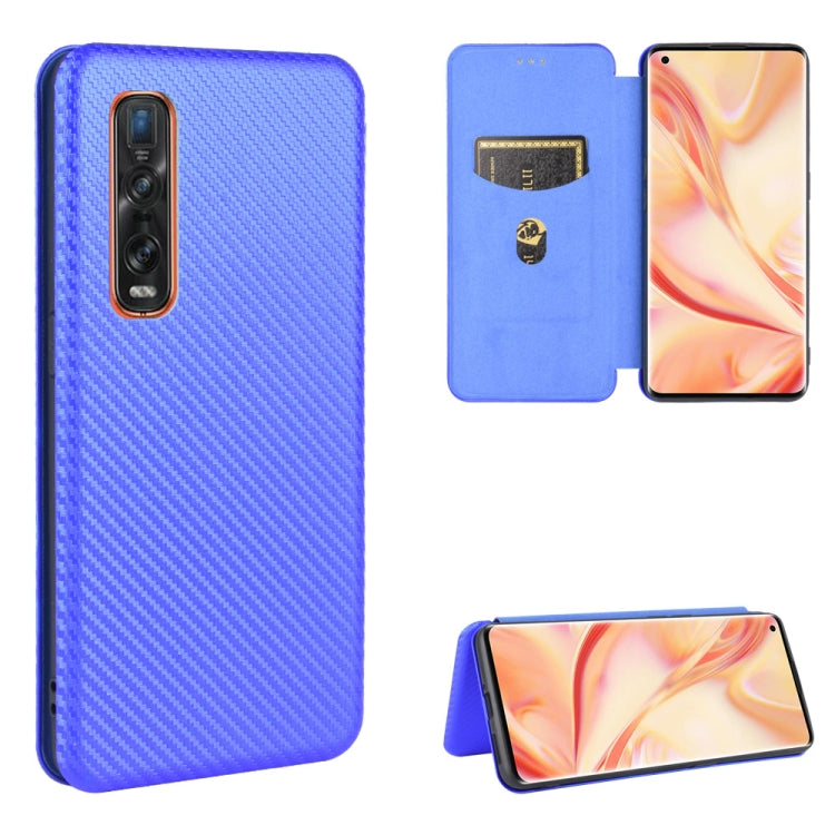 Carbon Fiber Texture Magnetic Horizontal Flip TPU + PC + PU Leather Case with Card Slot, For OPPO A5(AX5) / A3s / A12e, For OPPO A7(AX7) / A5s / AX5s / A12, For OPPO A8 / A31 (2020), For OPPO A9 (2020) / A11 / A11X / A5 (2020), For OPPO A52 / A72 / A92...