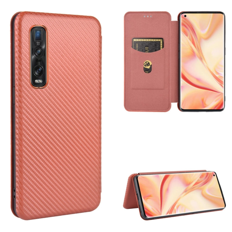 Carbon Fiber Texture Magnetic Horizontal Flip TPU + PC + PU Leather Case with Card Slot, For OPPO A5(AX5) / A3s / A12e, For OPPO A7(AX7) / A5s / AX5s / A12, For OPPO A8 / A31 (2020), For OPPO A9 (2020) / A11 / A11X / A5 (2020), For OPPO A52 / A72 / A92...