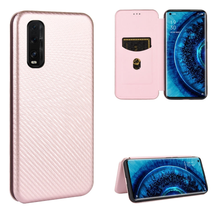 Carbon Fiber Texture Magnetic Horizontal Flip TPU + PC + PU Leather Case with Card Slot, For OPPO A5(AX5) / A3s / A12e, For OPPO A7(AX7) / A5s / AX5s / A12, For OPPO A8 / A31 (2020), For OPPO A9 (2020) / A11 / A11X / A5 (2020), For OPPO A52 / A72 / A92...