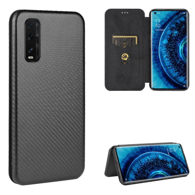 Carbon Fiber Texture Magnetic Horizontal Flip TPU + PC + PU Leather Case with Card Slot, For OPPO A5(AX5) / A3s / A12e, For OPPO A7(AX7) / A5s / AX5s / A12, For OPPO A8 / A31 (2020), For OPPO A9 (2020) / A11 / A11X / A5 (2020), For OPPO A52 / A72 / A92...