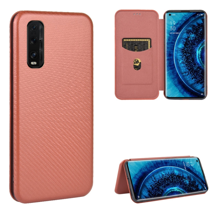 Carbon Fiber Texture Magnetic Horizontal Flip TPU + PC + PU Leather Case with Card Slot, For OPPO A5(AX5) / A3s / A12e, For OPPO A7(AX7) / A5s / AX5s / A12, For OPPO A8 / A31 (2020), For OPPO A9 (2020) / A11 / A11X / A5 (2020), For OPPO A52 / A72 / A92...