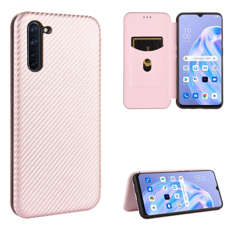Carbon Fiber Texture Magnetic Horizontal Flip TPU + PC + PU Leather Case with Card Slot, For OPPO A5(AX5) / A3s / A12e, For OPPO A7(AX7) / A5s / AX5s / A12, For OPPO A8 / A31 (2020), For OPPO A9 (2020) / A11 / A11X / A5 (2020), For OPPO A52 / A72 / A92...