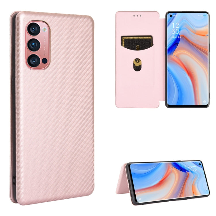 Carbon Fiber Texture Magnetic Horizontal Flip TPU + PC + PU Leather Case with Card Slot, For OPPO A5(AX5) / A3s / A12e, For OPPO A7(AX7) / A5s / AX5s / A12, For OPPO A8 / A31 (2020), For OPPO A9 (2020) / A11 / A11X / A5 (2020), For OPPO A52 / A72 / A92...