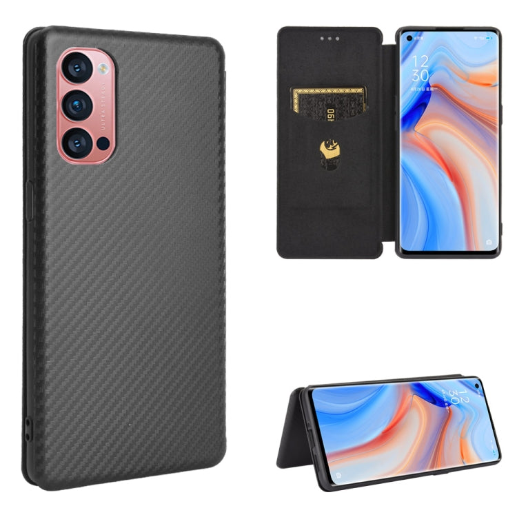 Carbon Fiber Texture Magnetic Horizontal Flip TPU + PC + PU Leather Case with Card Slot, For OPPO A5(AX5) / A3s / A12e, For OPPO A7(AX7) / A5s / AX5s / A12, For OPPO A8 / A31 (2020), For OPPO A9 (2020) / A11 / A11X / A5 (2020), For OPPO A52 / A72 / A92...