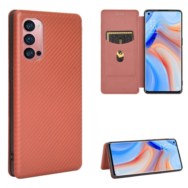 Carbon Fiber Texture Magnetic Horizontal Flip TPU + PC + PU Leather Case with Card Slot, For OPPO A5(AX5) / A3s / A12e, For OPPO A7(AX7) / A5s / AX5s / A12, For OPPO A8 / A31 (2020), For OPPO A9 (2020) / A11 / A11X / A5 (2020), For OPPO A52 / A72 / A92...