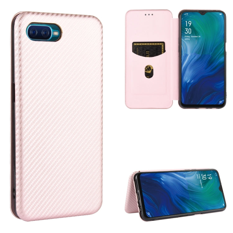 Carbon Fiber Texture Magnetic Horizontal Flip TPU + PC + PU Leather Case with Card Slot, For OPPO A5(AX5) / A3s / A12e, For OPPO A7(AX7) / A5s / AX5s / A12, For OPPO A8 / A31 (2020), For OPPO A9 (2020) / A11 / A11X / A5 (2020), For OPPO A52 / A72 / A92...